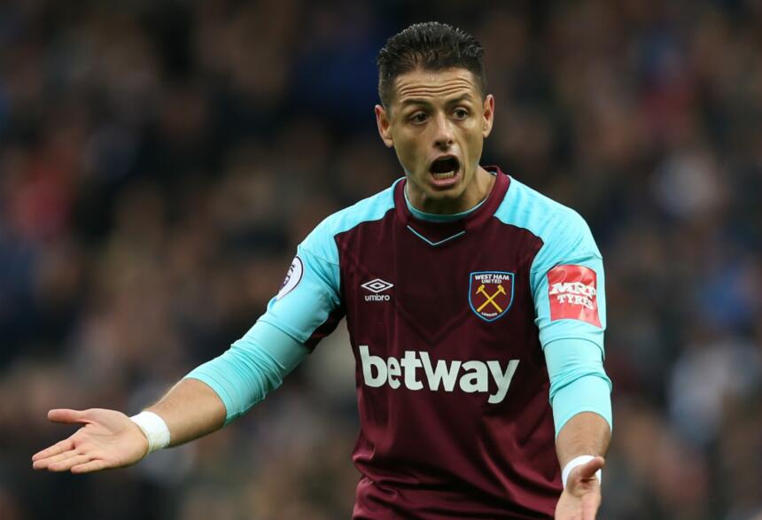 Pálido empate del West Ham, con 76 minutos del Chicharito chicharito.jpg
