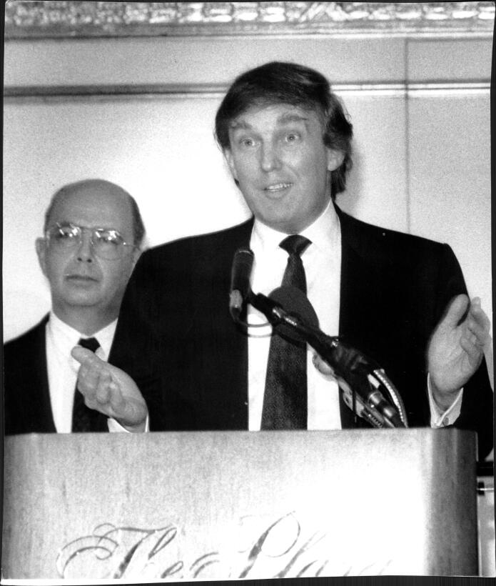Wilbur Ross y Donald Trump