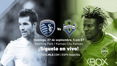 Sigue en vivo Sporting KC vs Seattle Sounders
