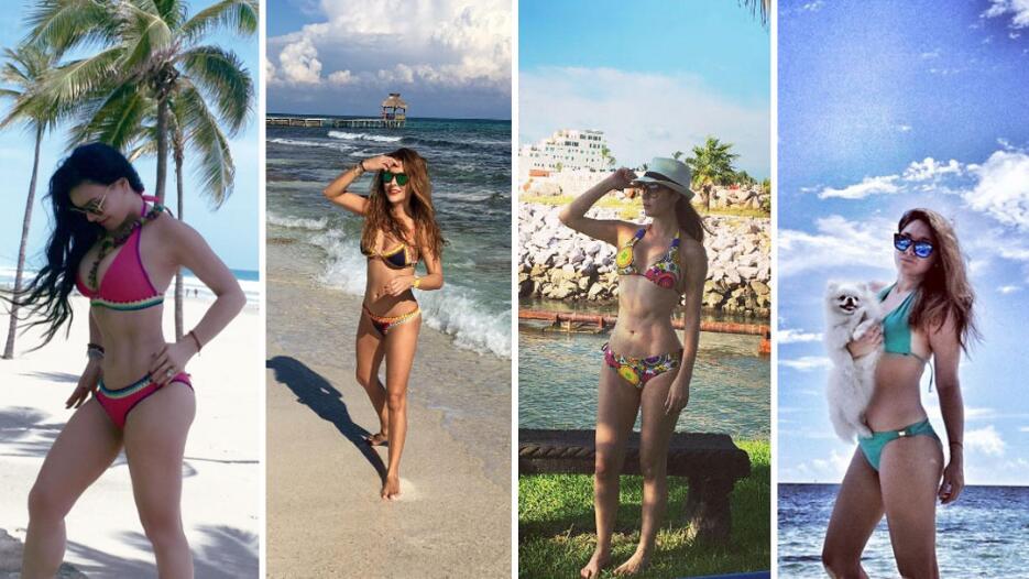 Actrices de novela en bikini 2016