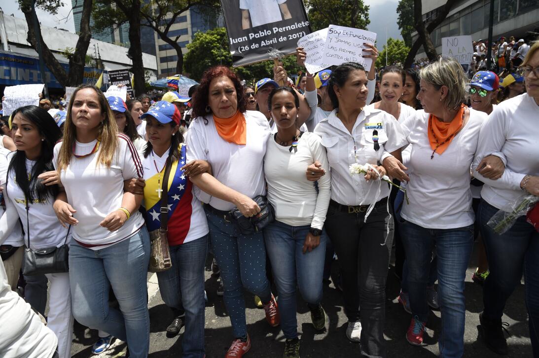 protesta mujeres venezuela