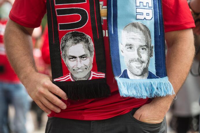 Así fue el reencuentro de Mou y Pep